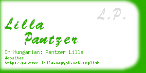 lilla pantzer business card